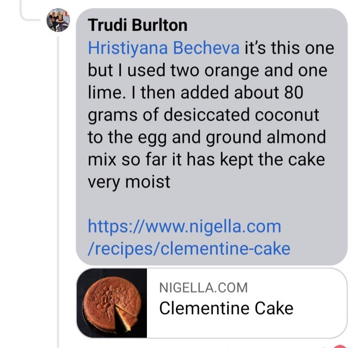 Clementine Cake