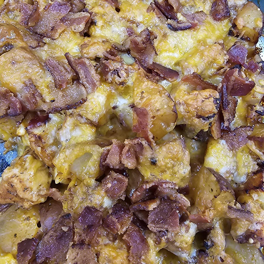 Loaded baked potato casserole