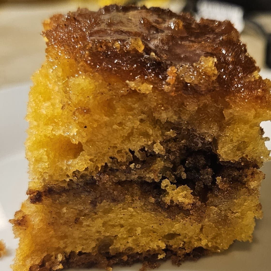 Sweet Potato Honeybun Cake