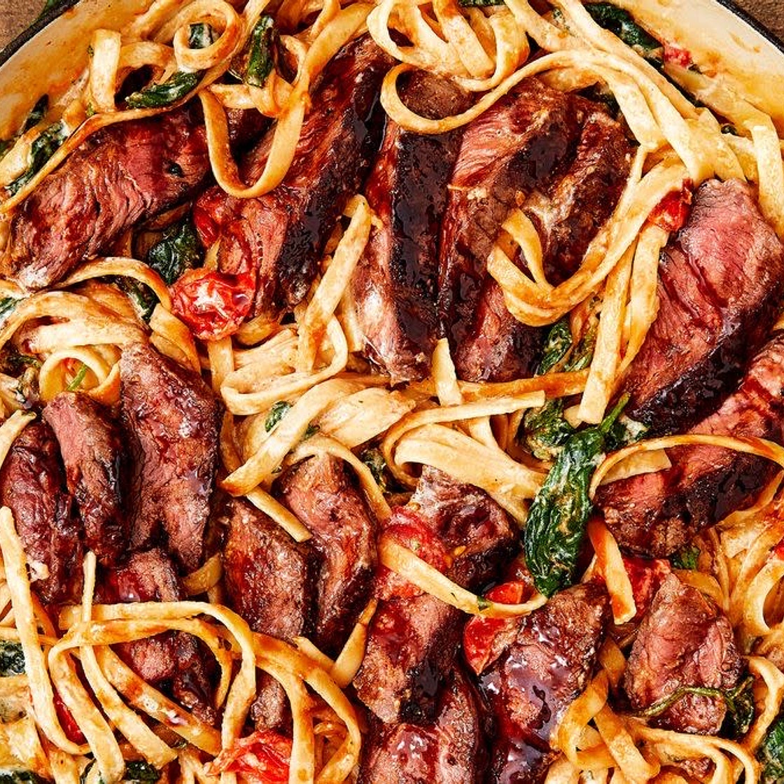 Creamy Steak Pasta