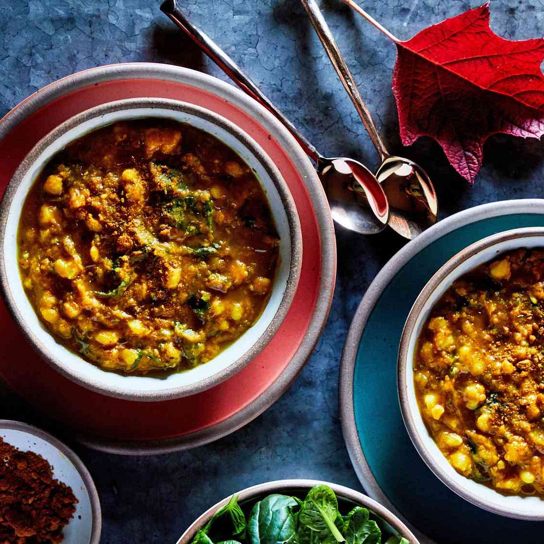 Peanut-Pumpkin Stew with Hominy