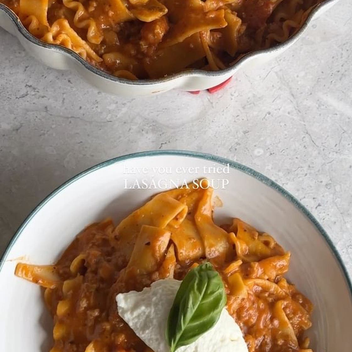 One Pot Lazy Lasagne
