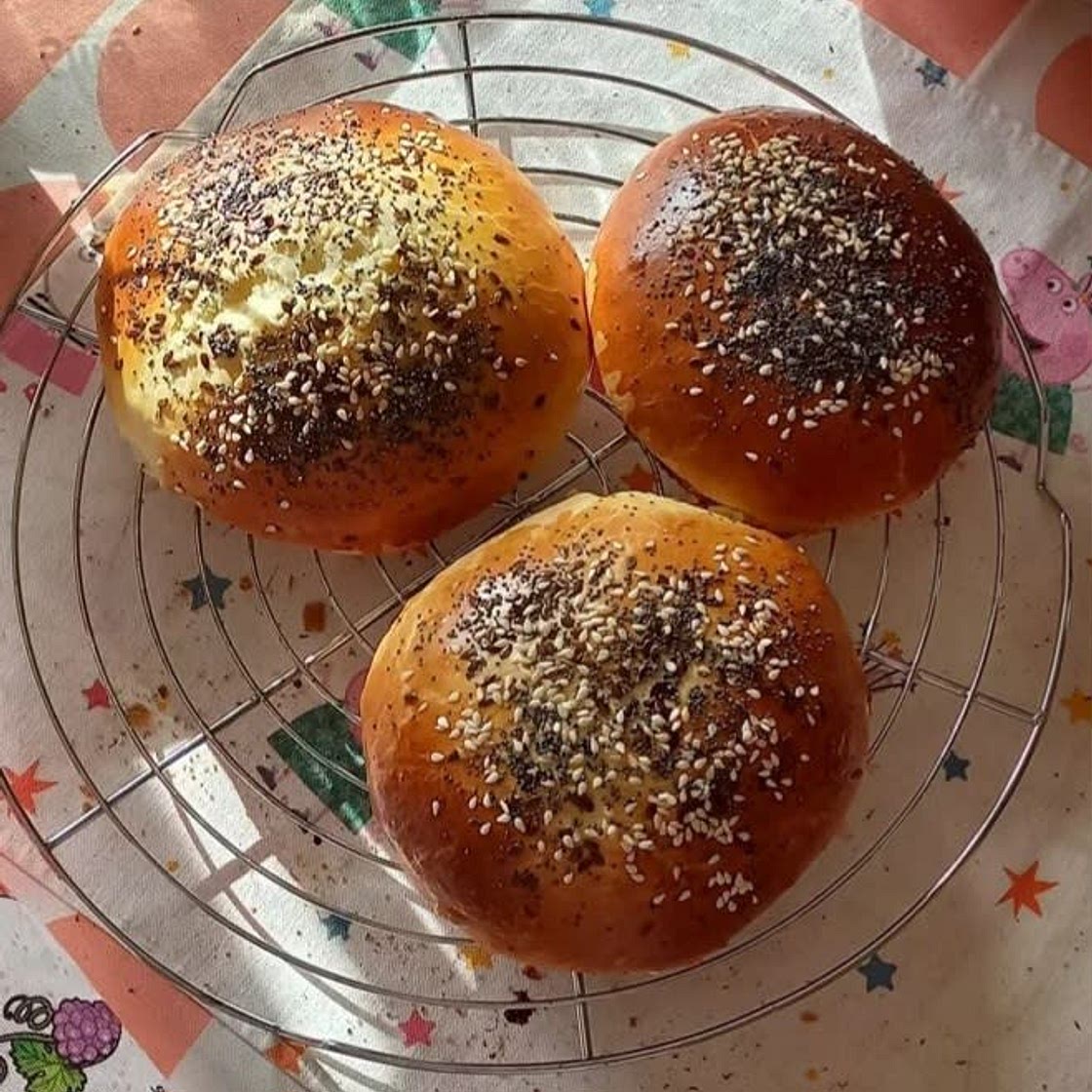 Pains à burger briochés
