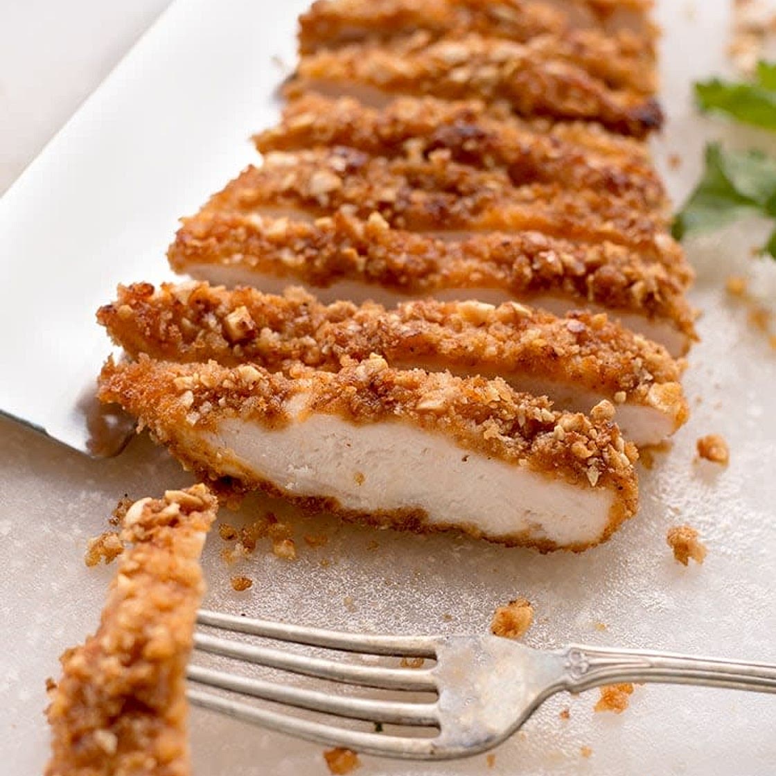 Honey Roasted Peanut Crusted Chicken