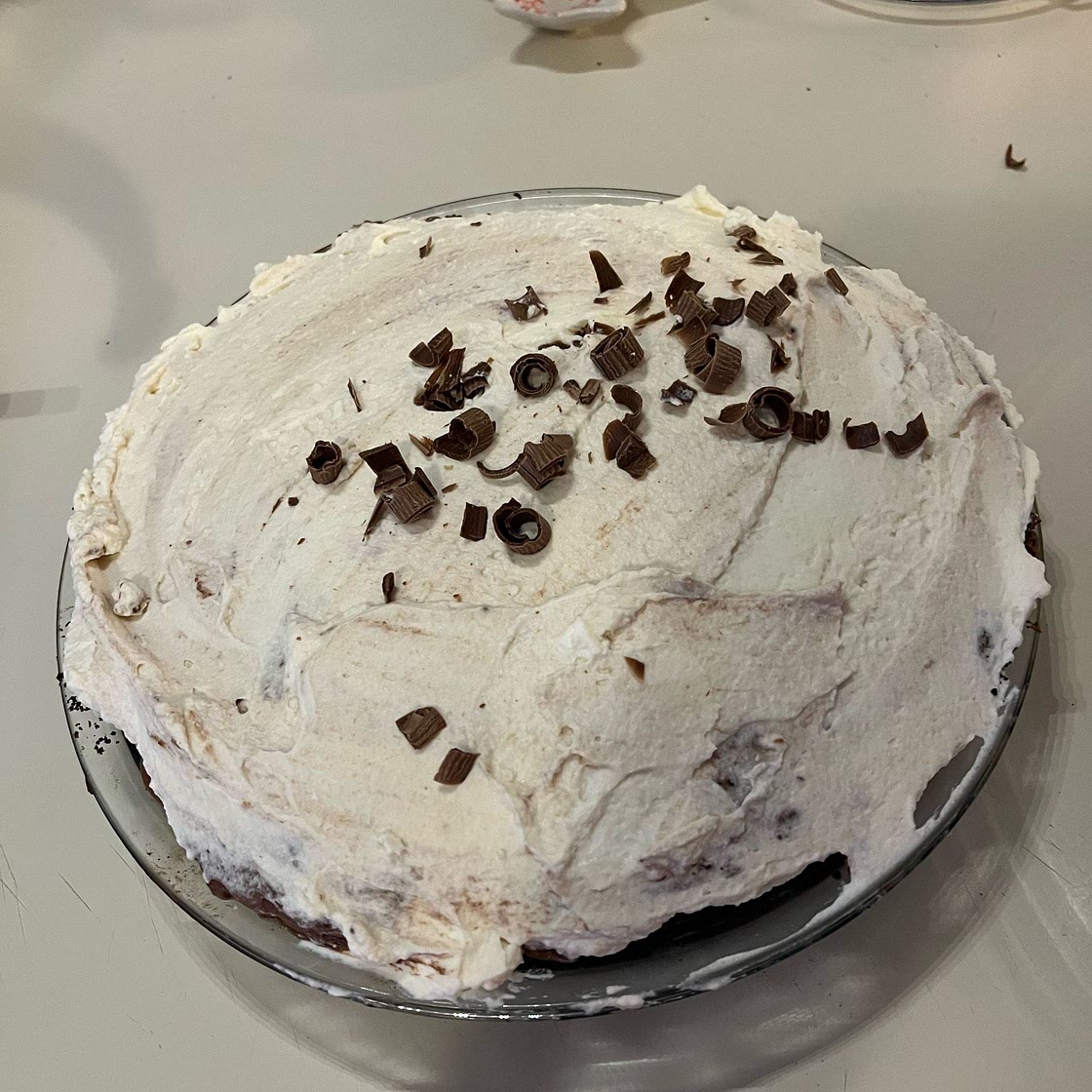 Sky High Chocolate Mousse Pie