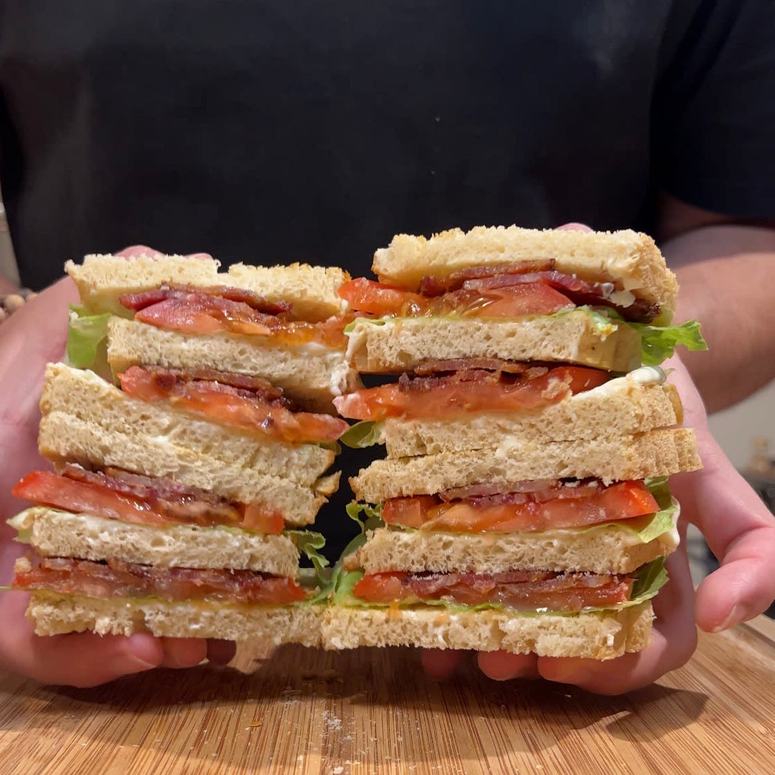 Double Stack BLT Sandwich