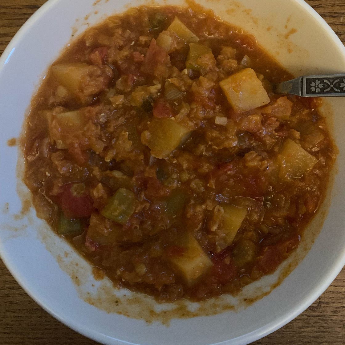 Red Lentil and Turnip Soup
