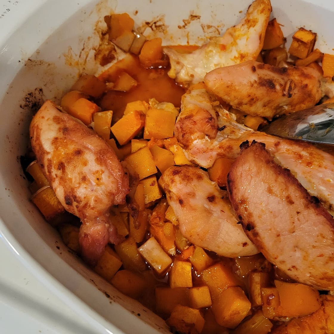 Sweet & Spicy Chicken with Butternut Squash