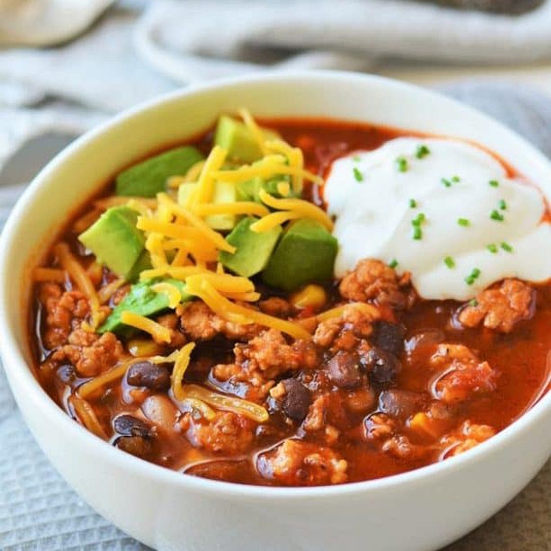 Instant Pot Turkey and Black Bean Chili