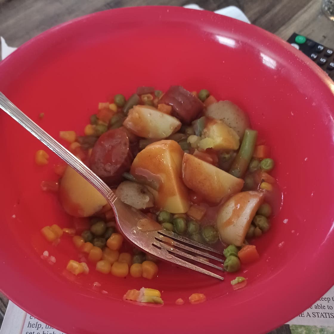 Crockpot Sausage, Potatoes & Green Beans