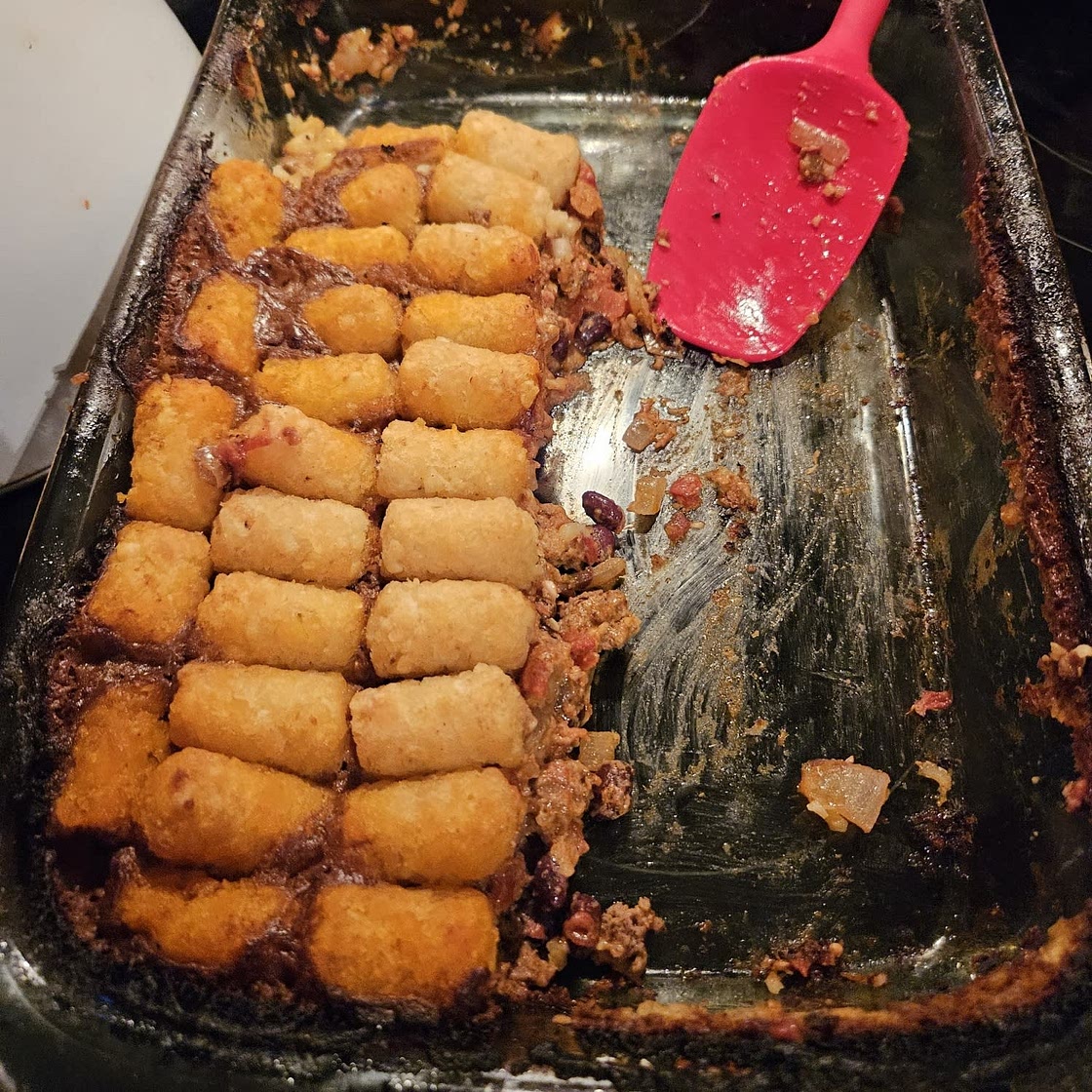 Mexican Casserole with Tater Tots & Ground Beef