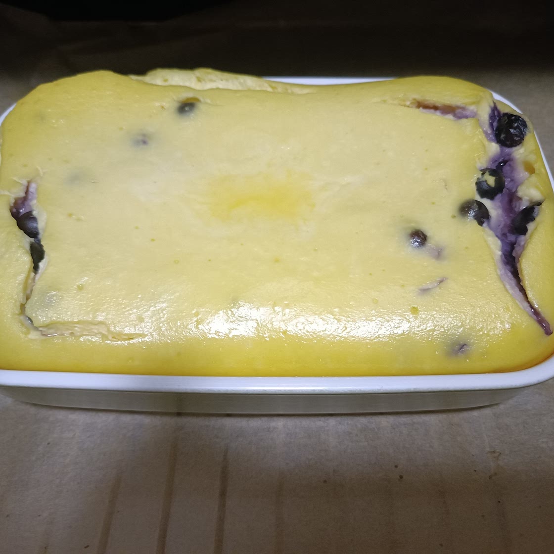 Topfen Blaubeer Auflauf