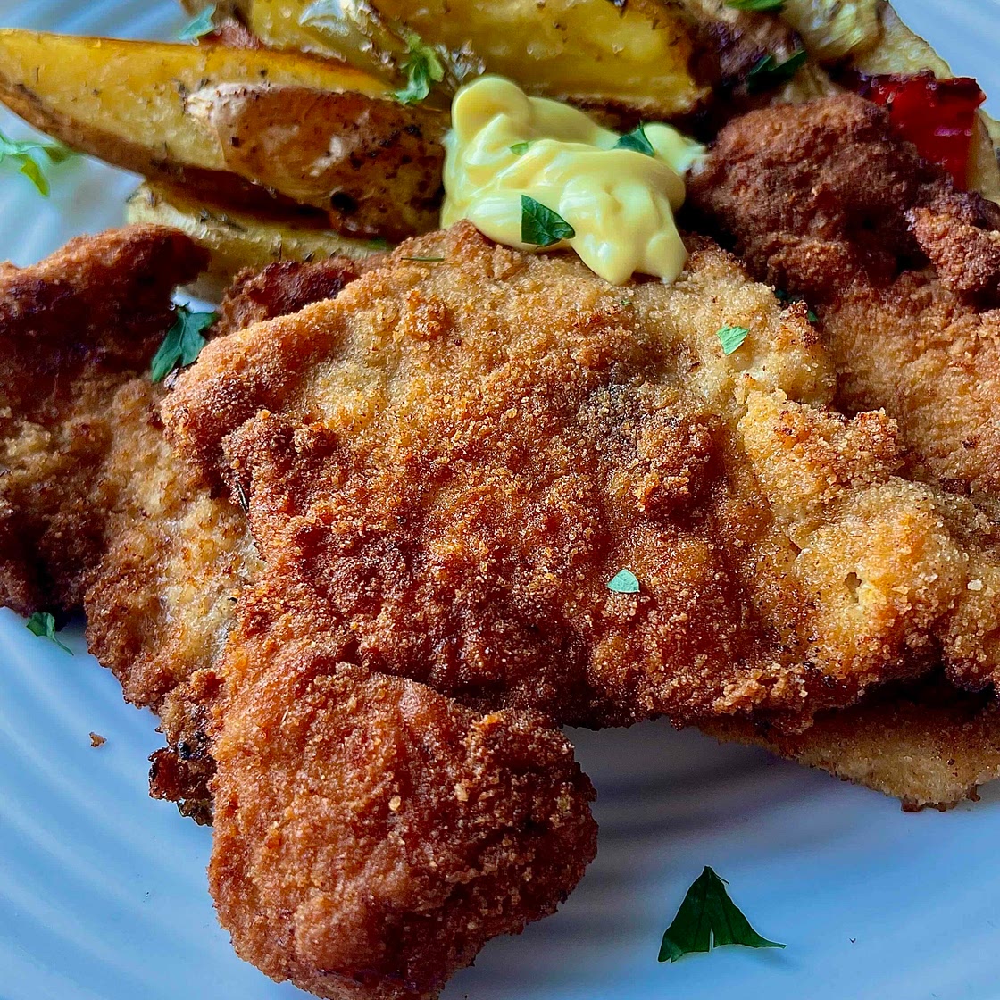 Crispy Turkey Schnitzel 