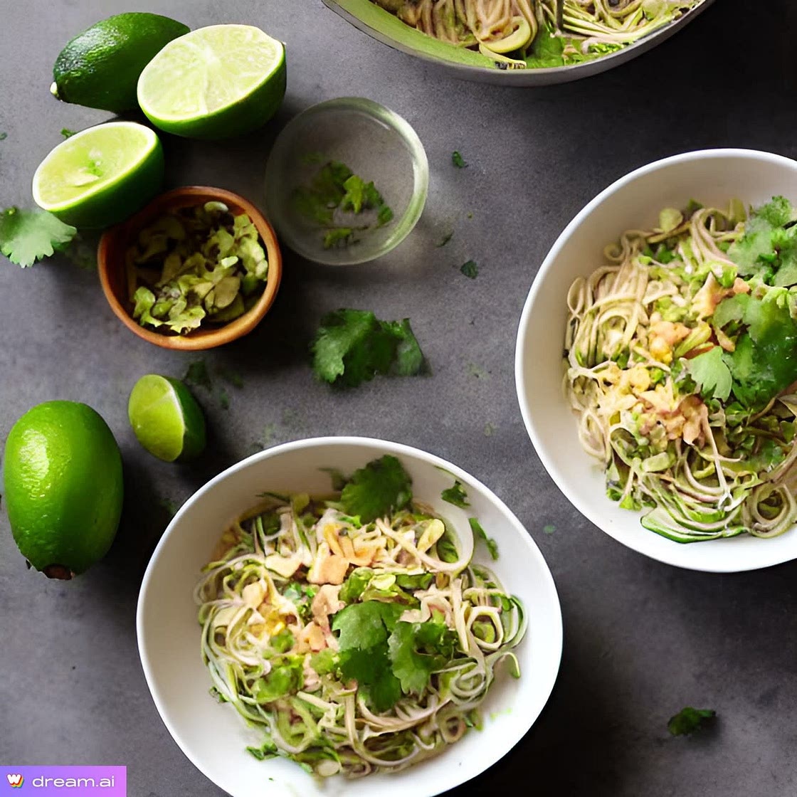 Coconut lime noodles