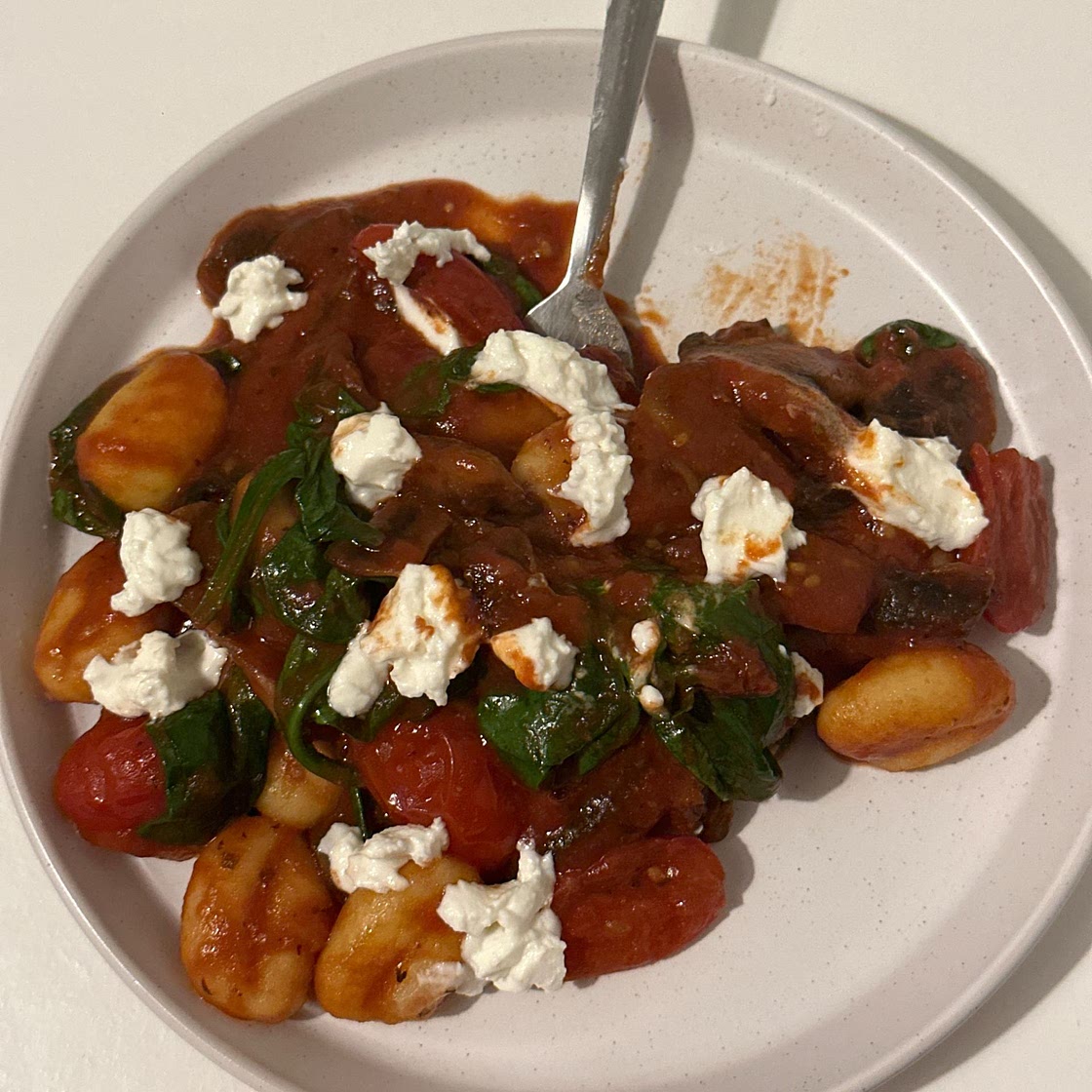 Tomato & Goats’ Cheese Gnocchi