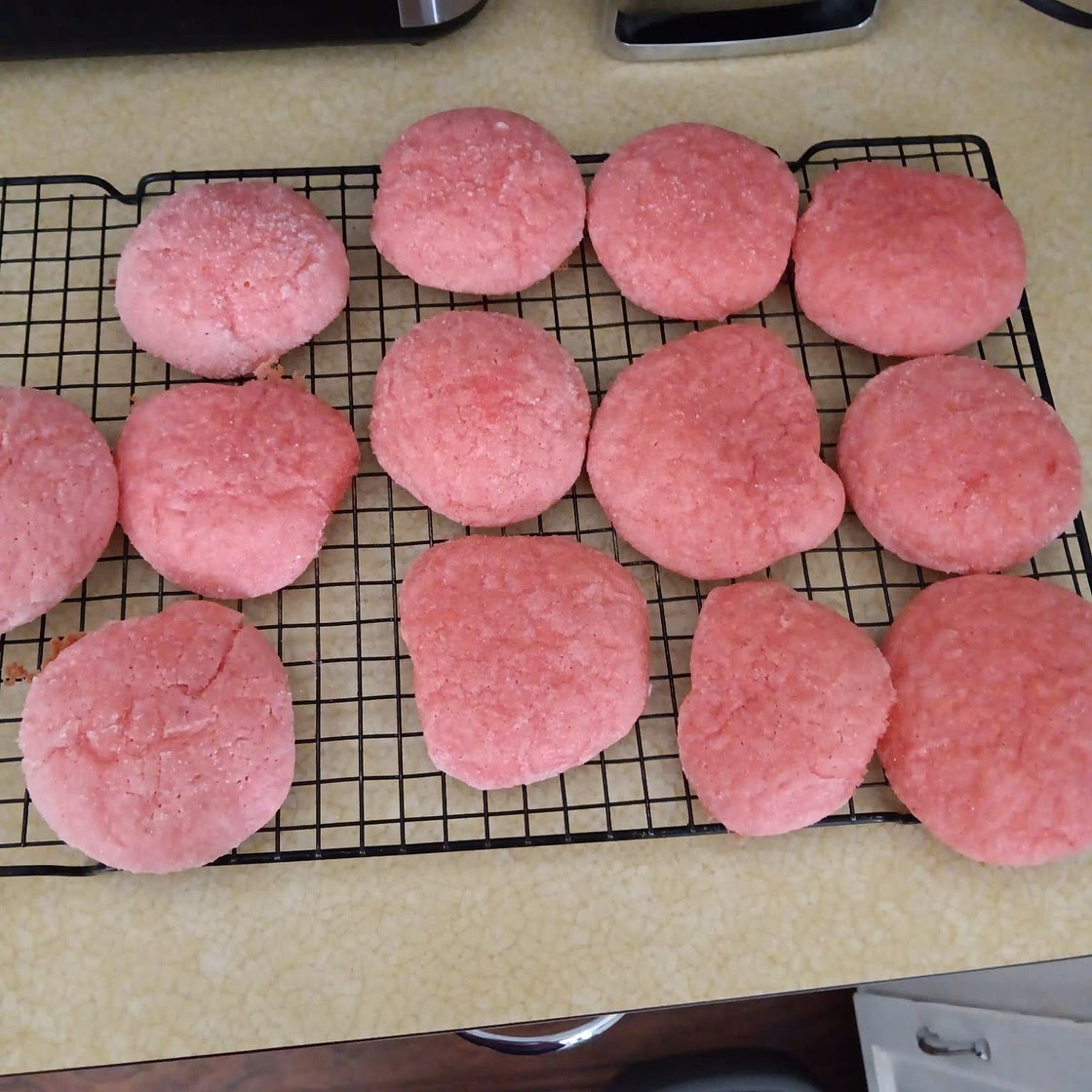 Grapefruit Crinkle Cookies