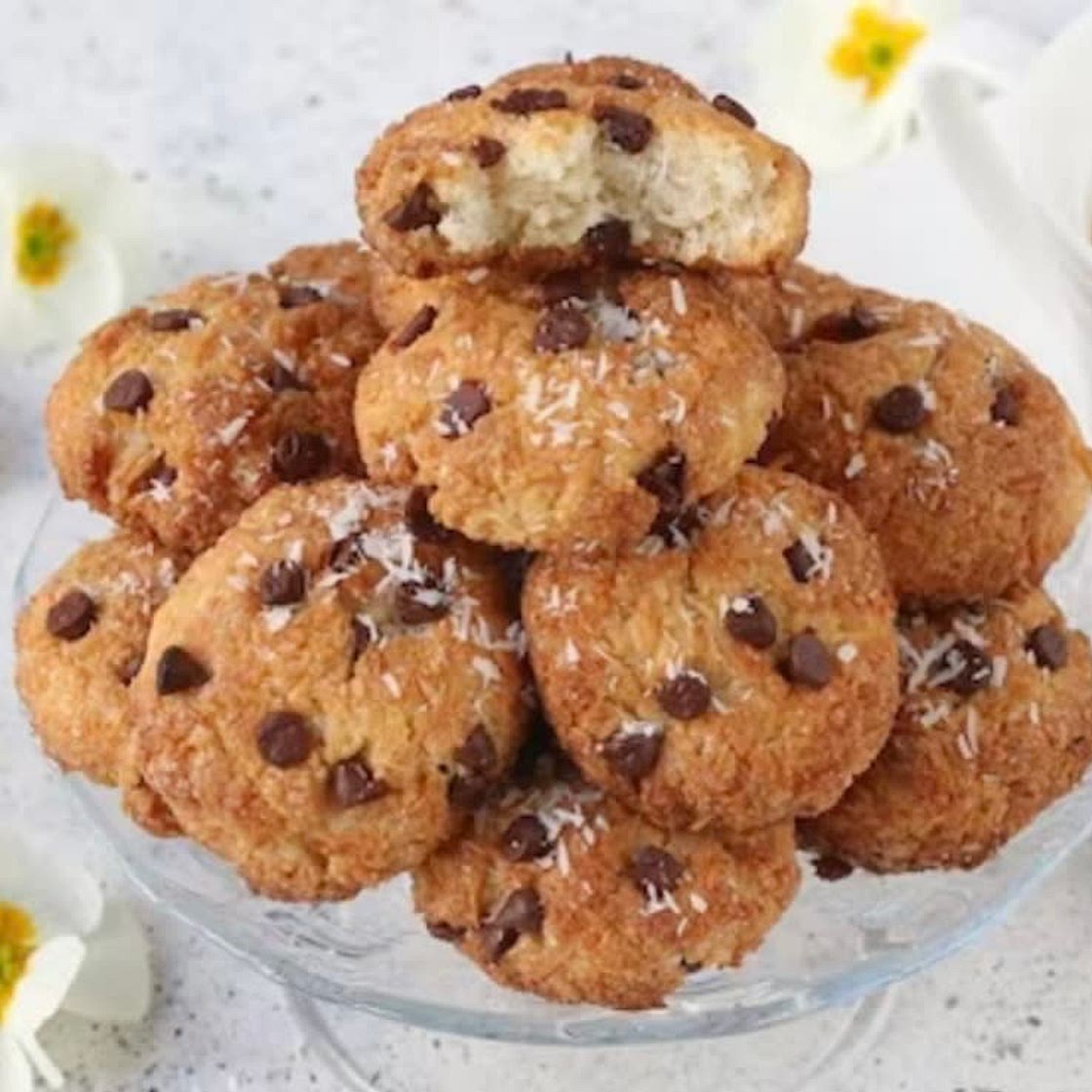 Biscotti veg cocco e cioccolato