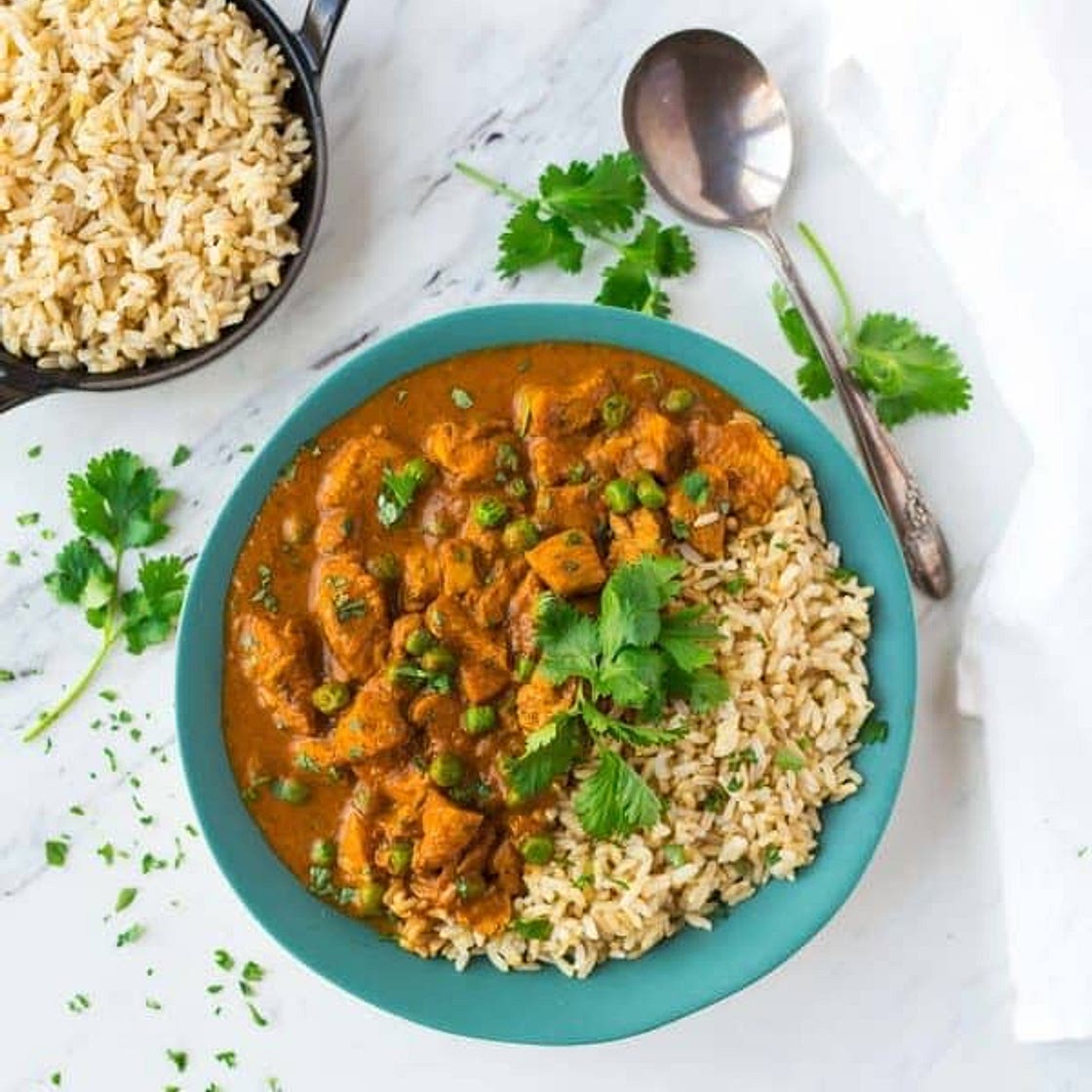 Instant Pot Chicken Tikka Masala & Rice