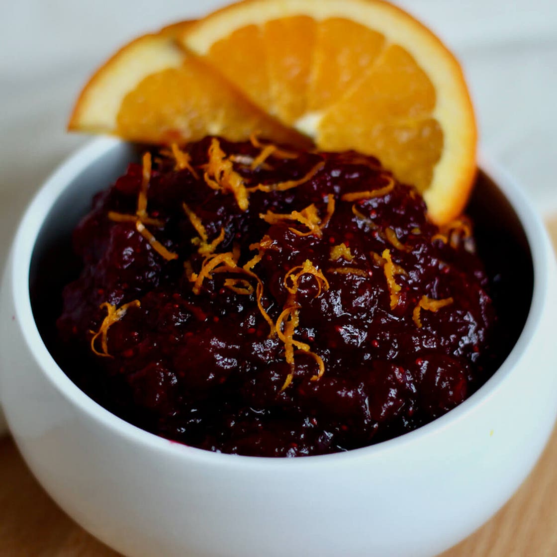 Cranberry Sauce with Orange Juice
