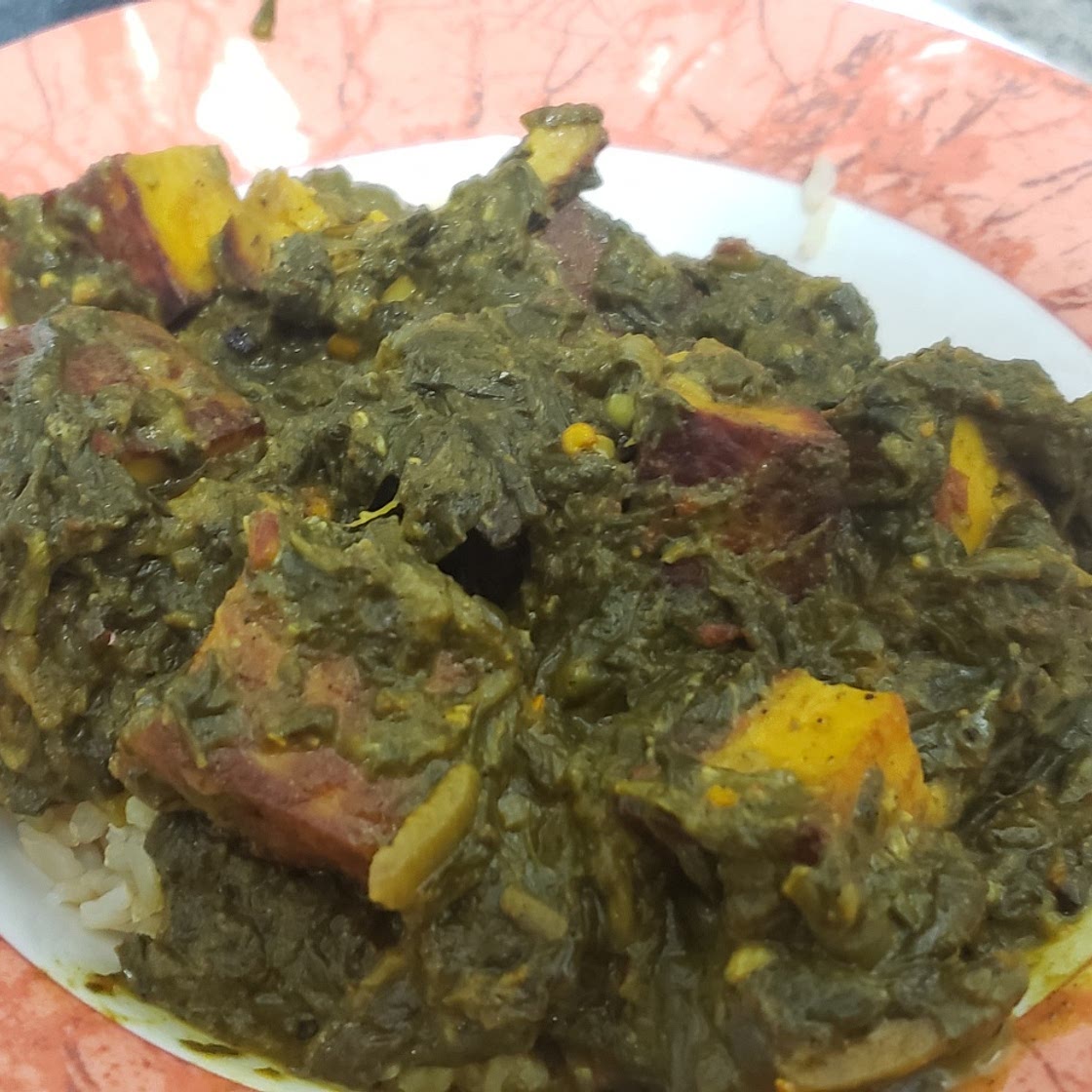 Slow Cooker Palak Paneer