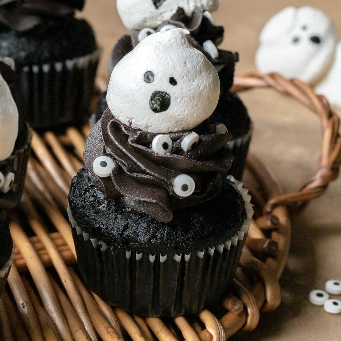 Small Batch Black Cocoa Cupcakes