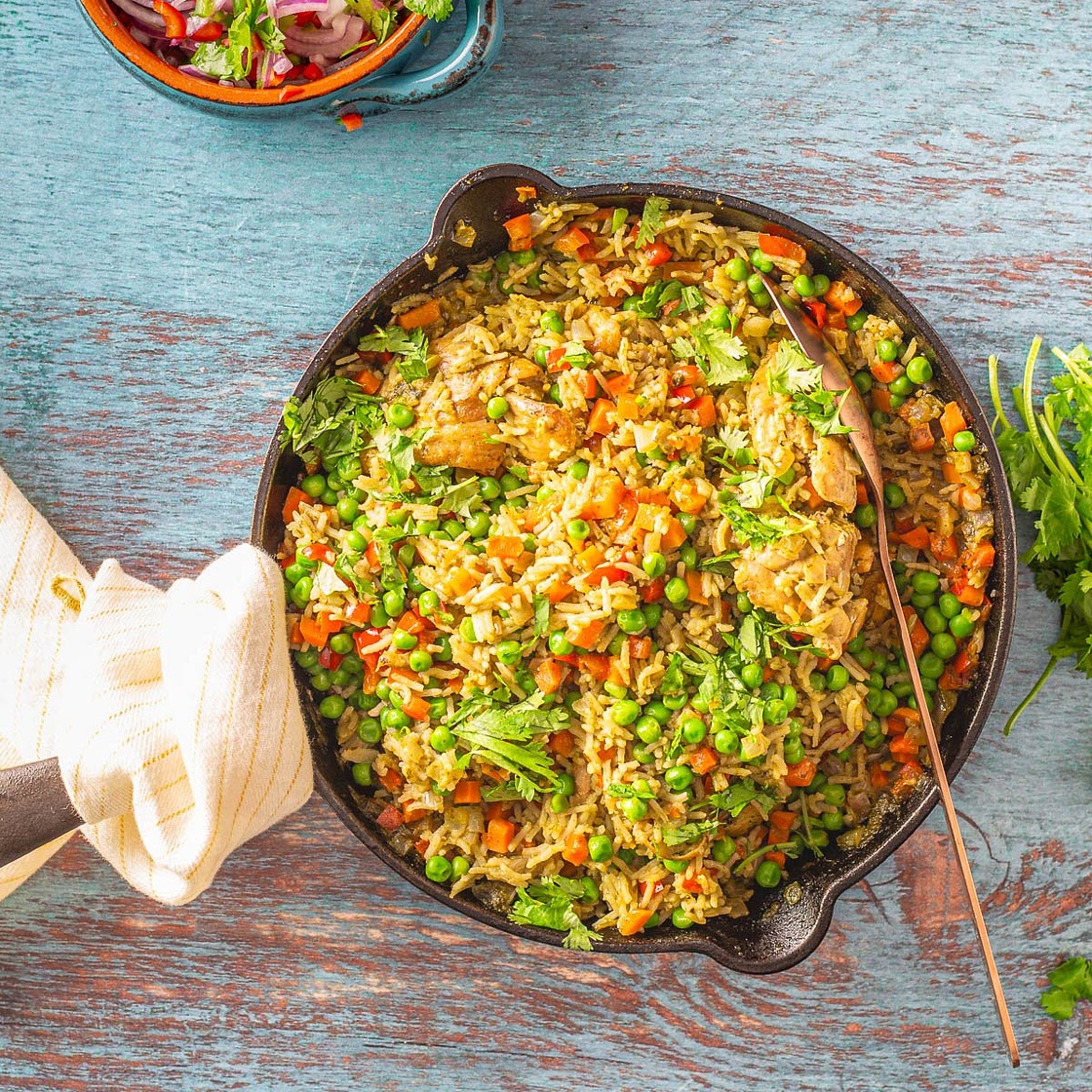 Arroz con Pollo Peruvian Style
