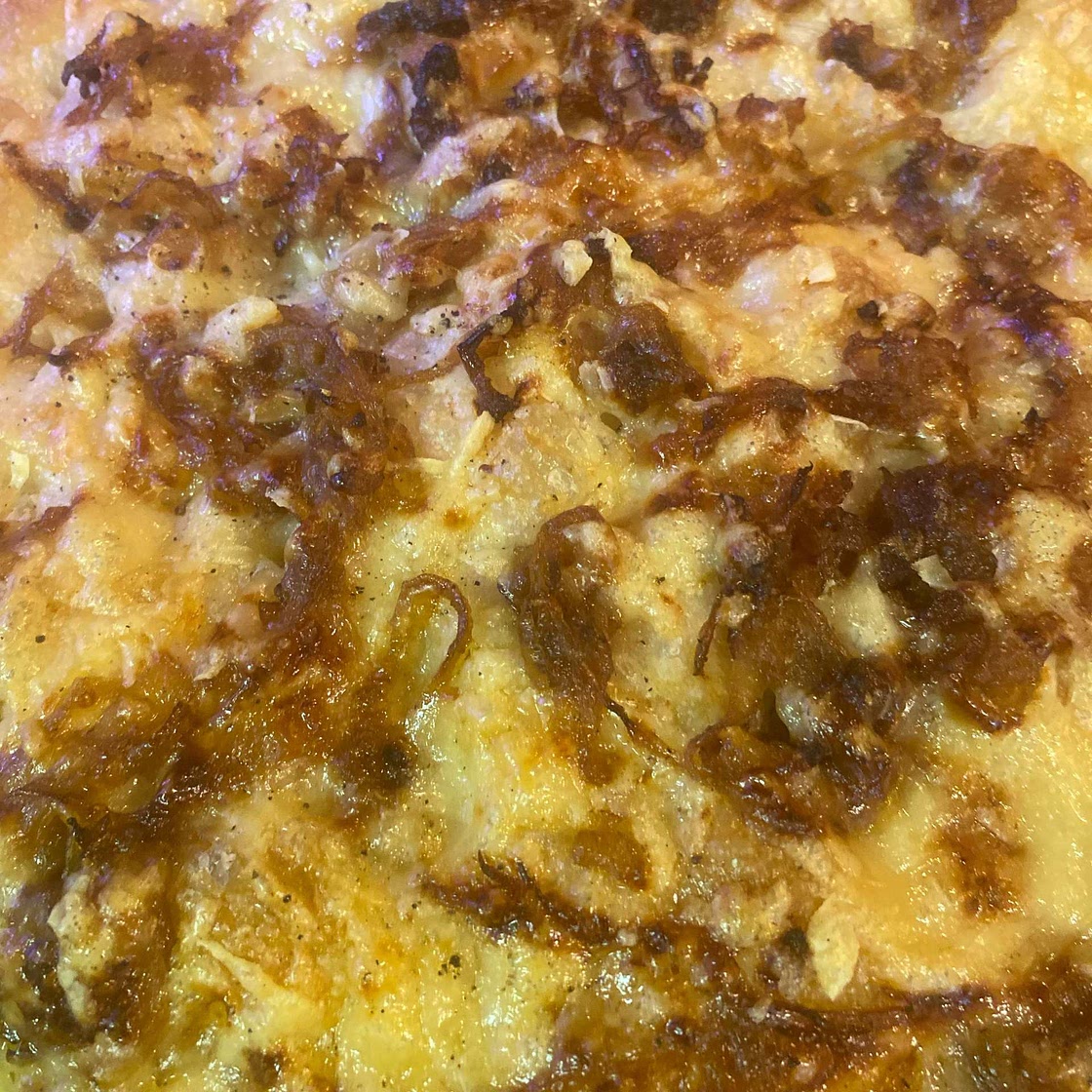 French Onion Stuffed Focaccia