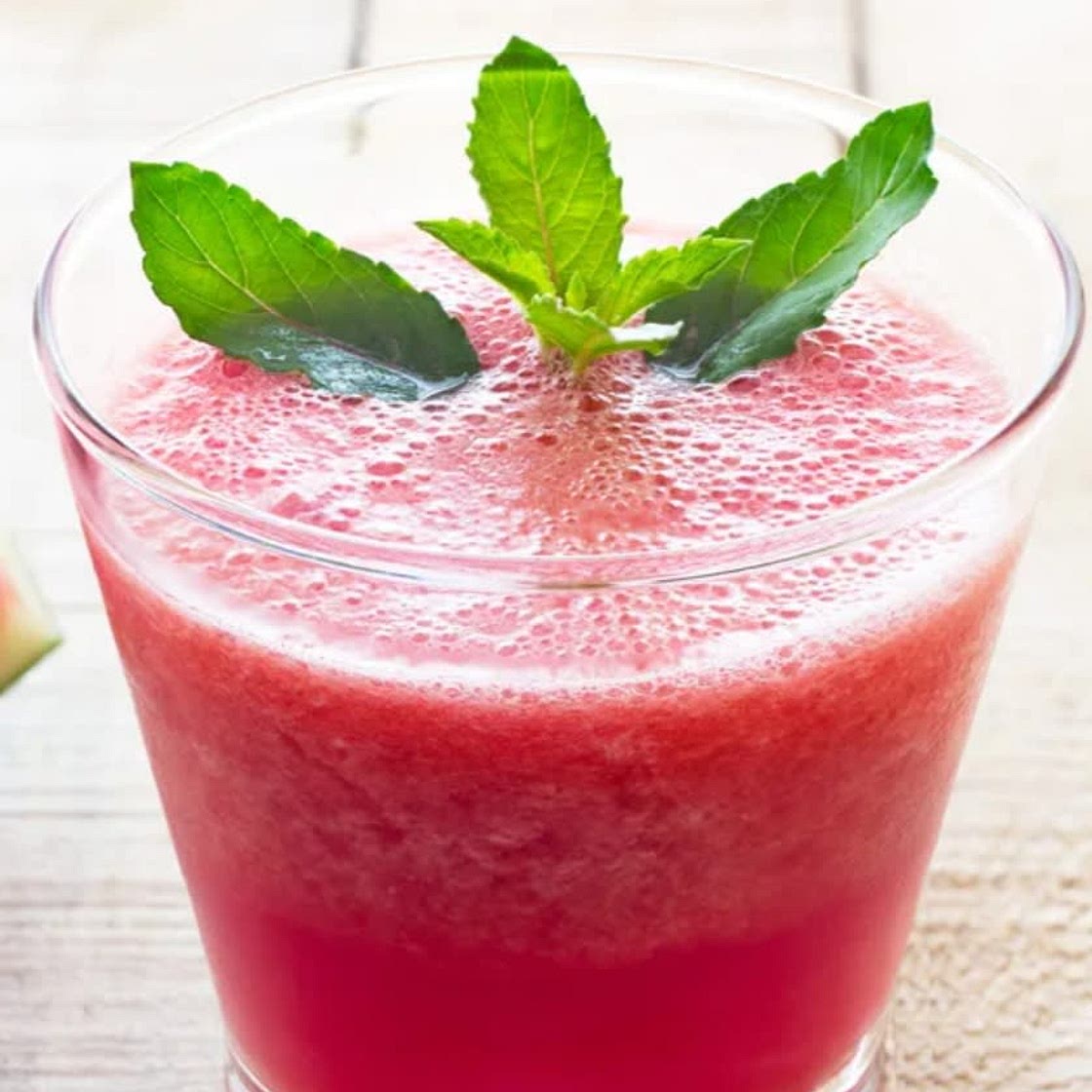 Batido de sandía y melón meloso