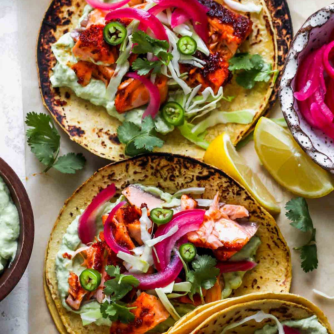 Salmon Tacos