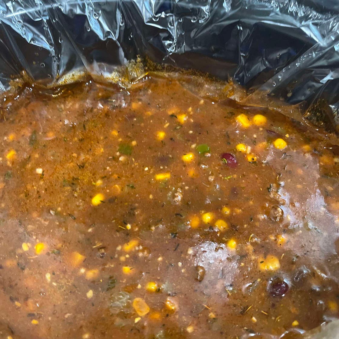 Crockpot Beef Taco soup 