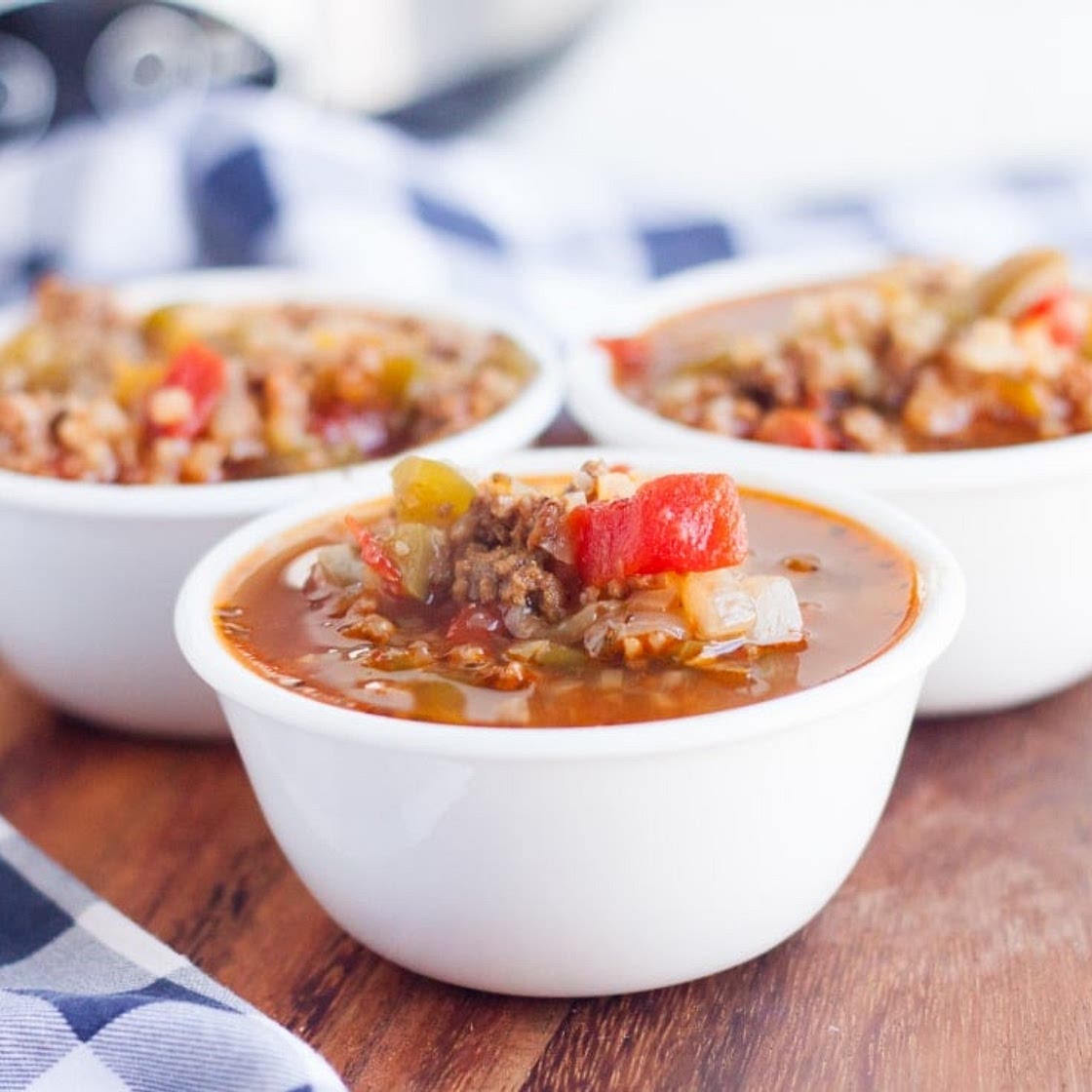 Keto Stuffed Pepper Soup