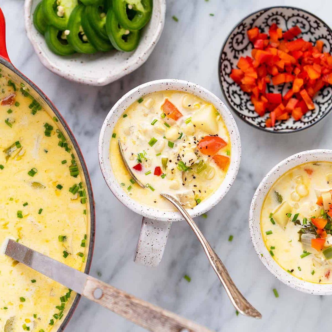Summer Roasted Corn Chowder Recipe