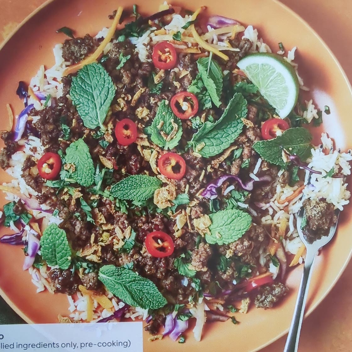 Thai-Style Sticky Chilli Beef & Rice Salad