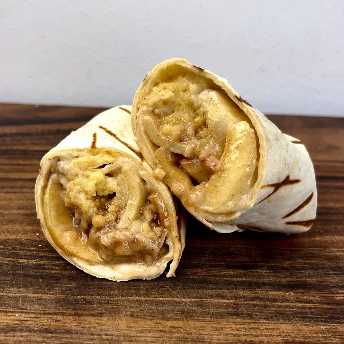 Apple Crumble burrito