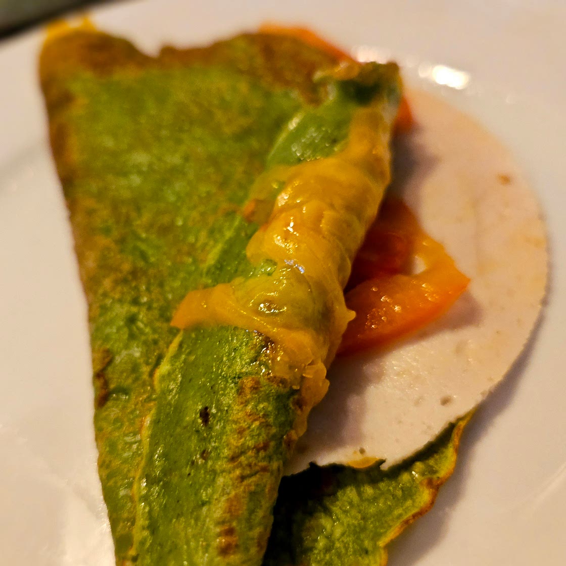 Crepa de espinacas