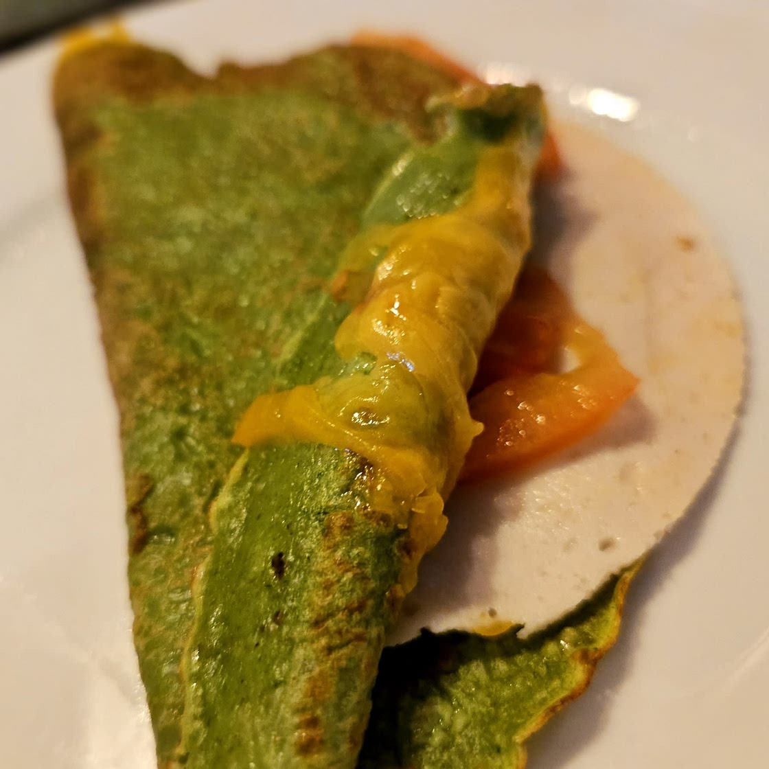 Crepa de espinacas