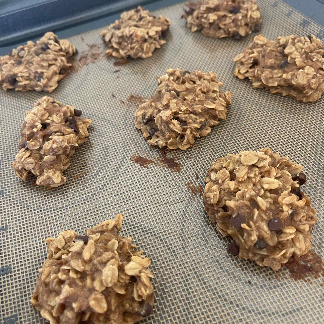 4 Ingredient Flourless Healthy Oatmeal Cookies