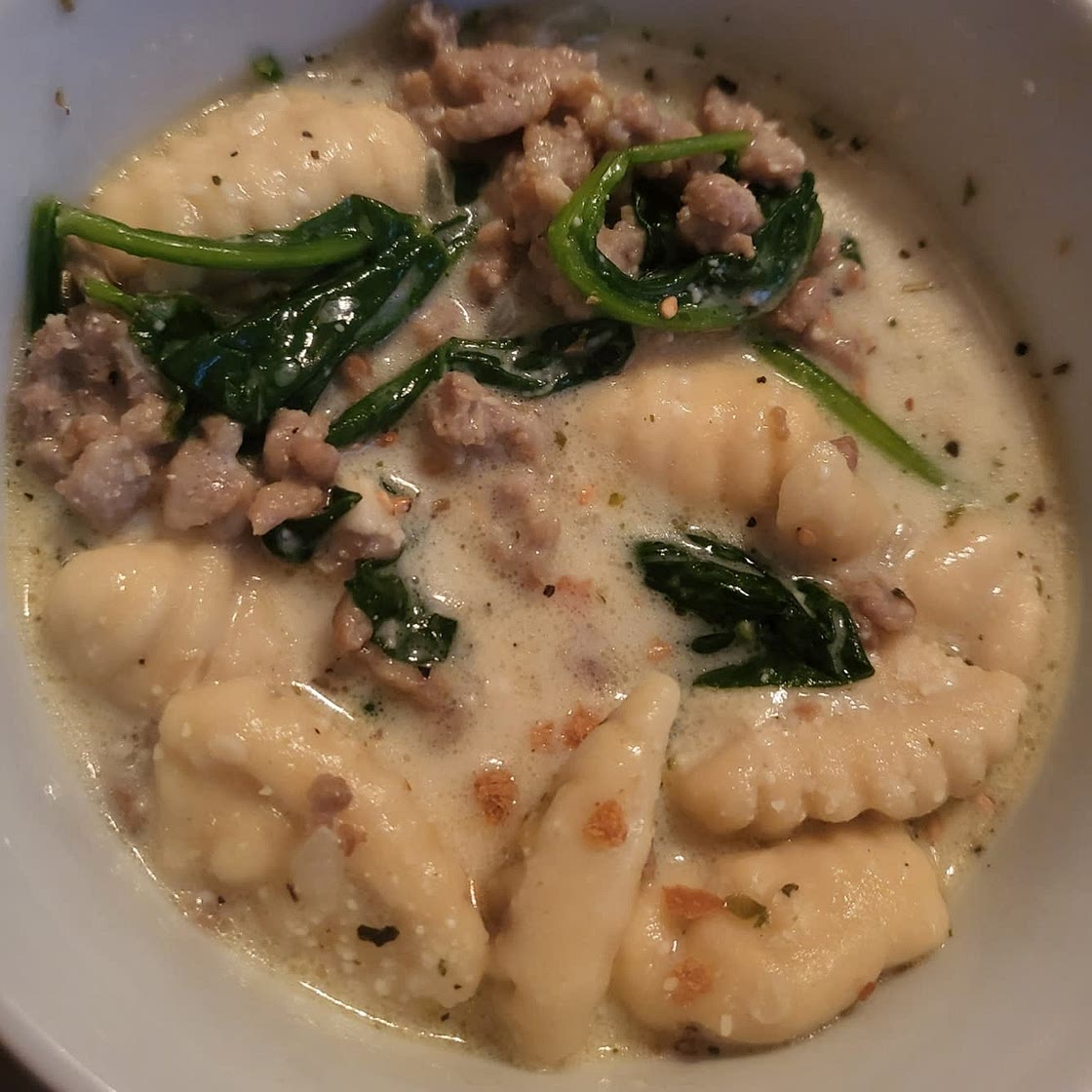 Sausage and Gnocchi Soup