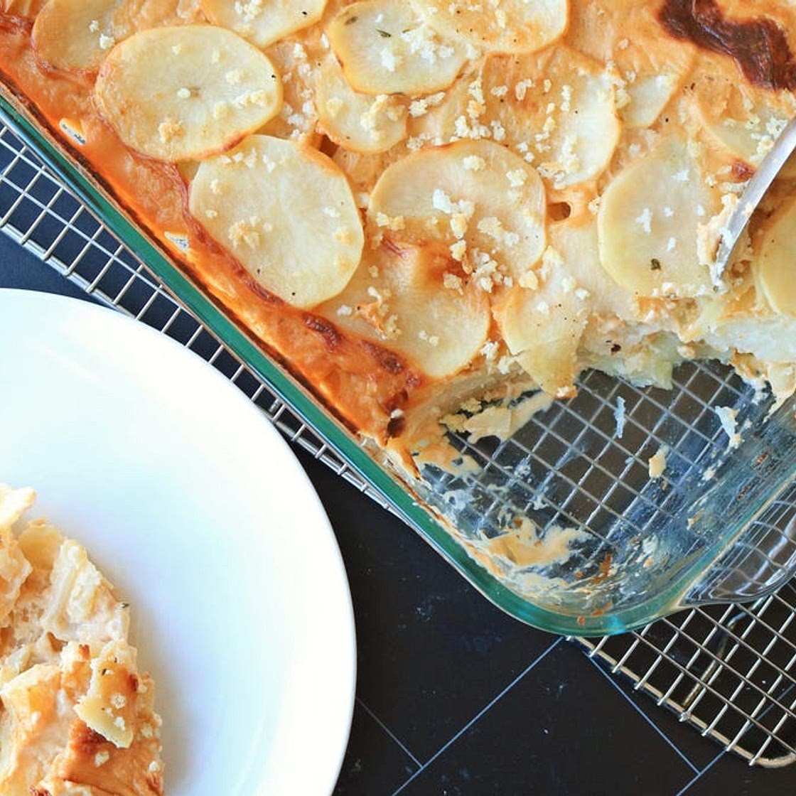 Lazy Potatoes au Gratin