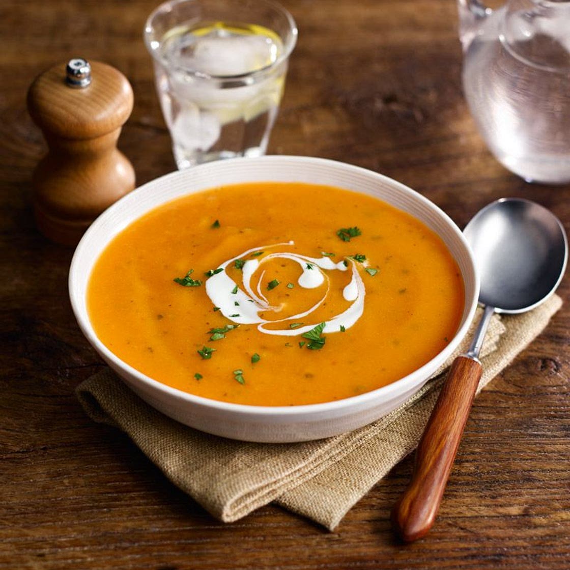 Carrot and coriander soup
