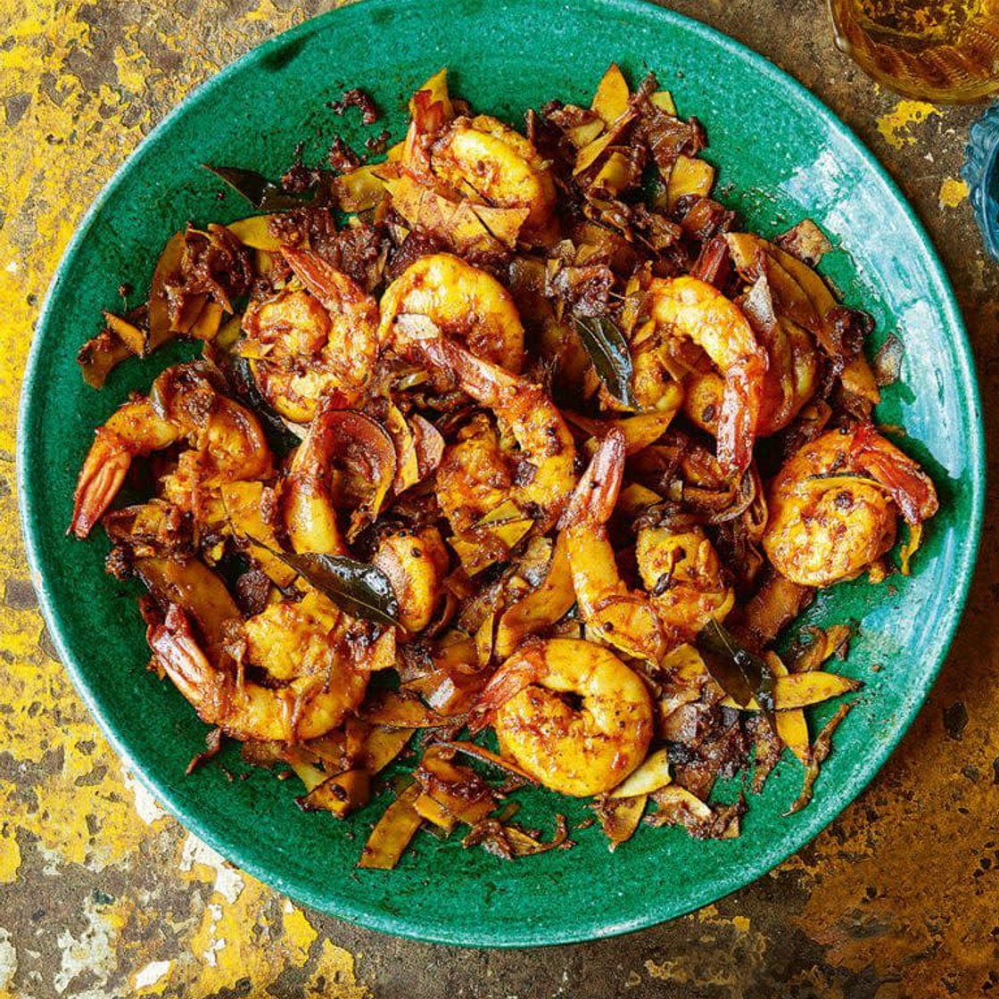 Hot & Spicy Coconut Prawns