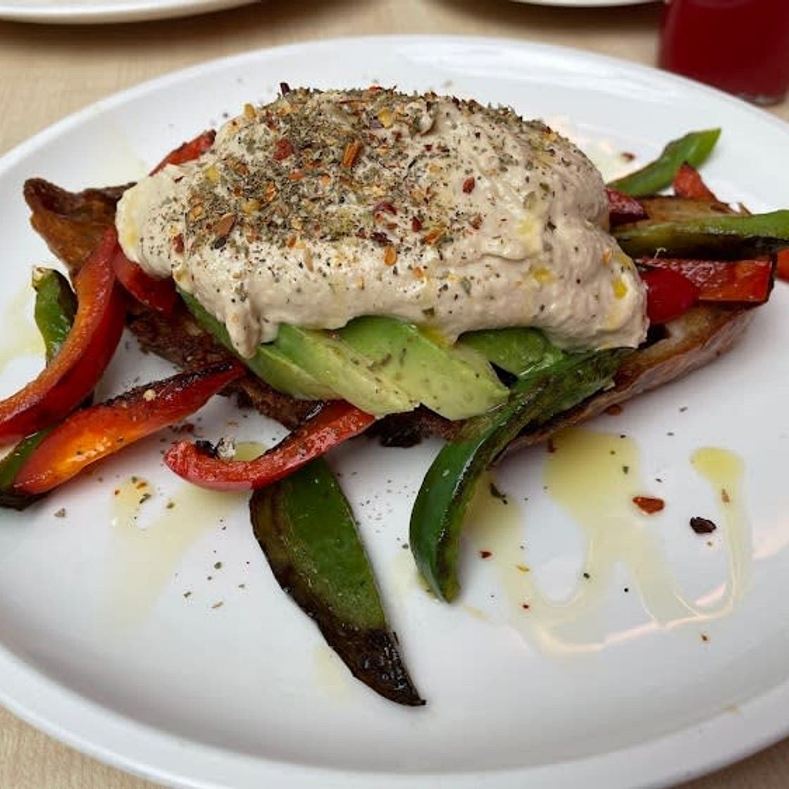 Avocado Hummus Toast
