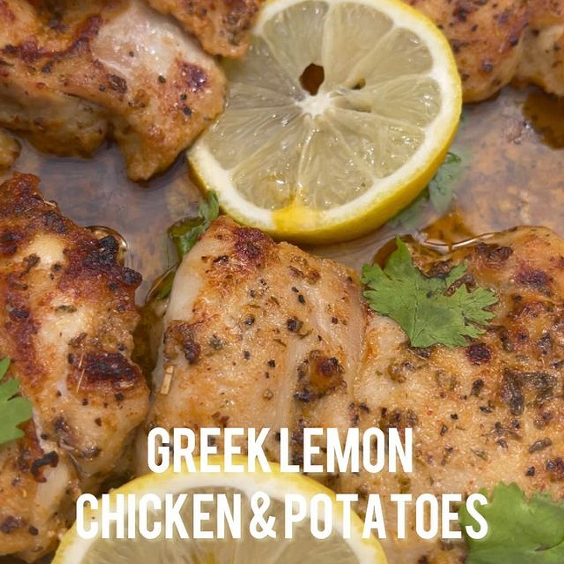 GREEK LEMON CHICKEN AND POTATOES