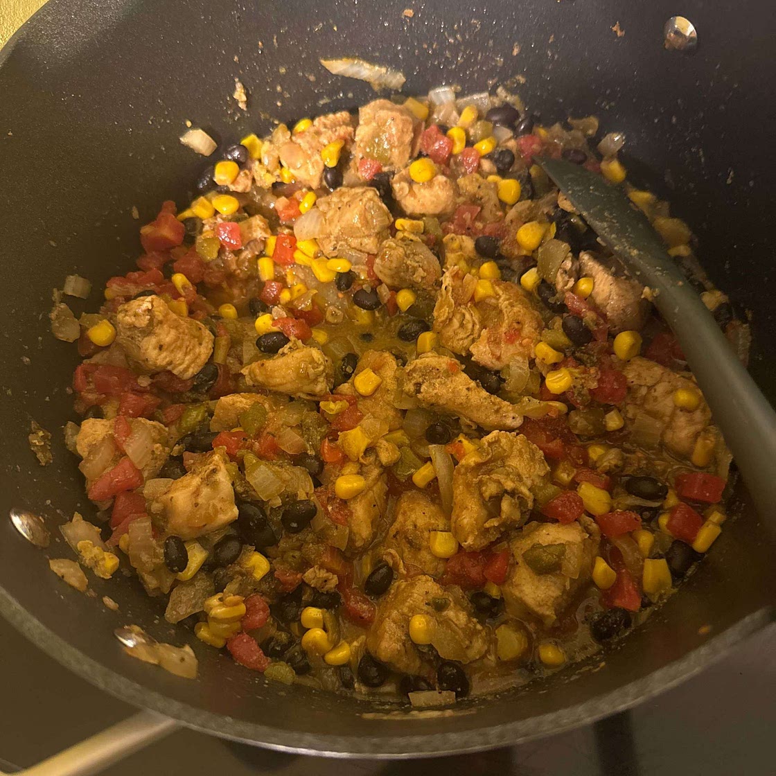 Chicken Burrito Skillet