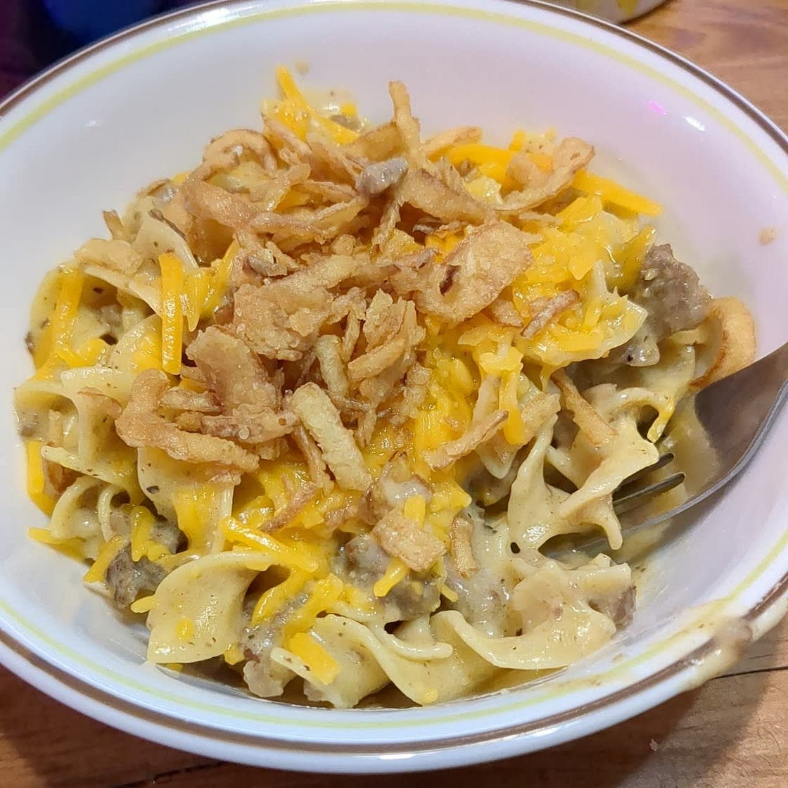 Ground Beef Stroganoff