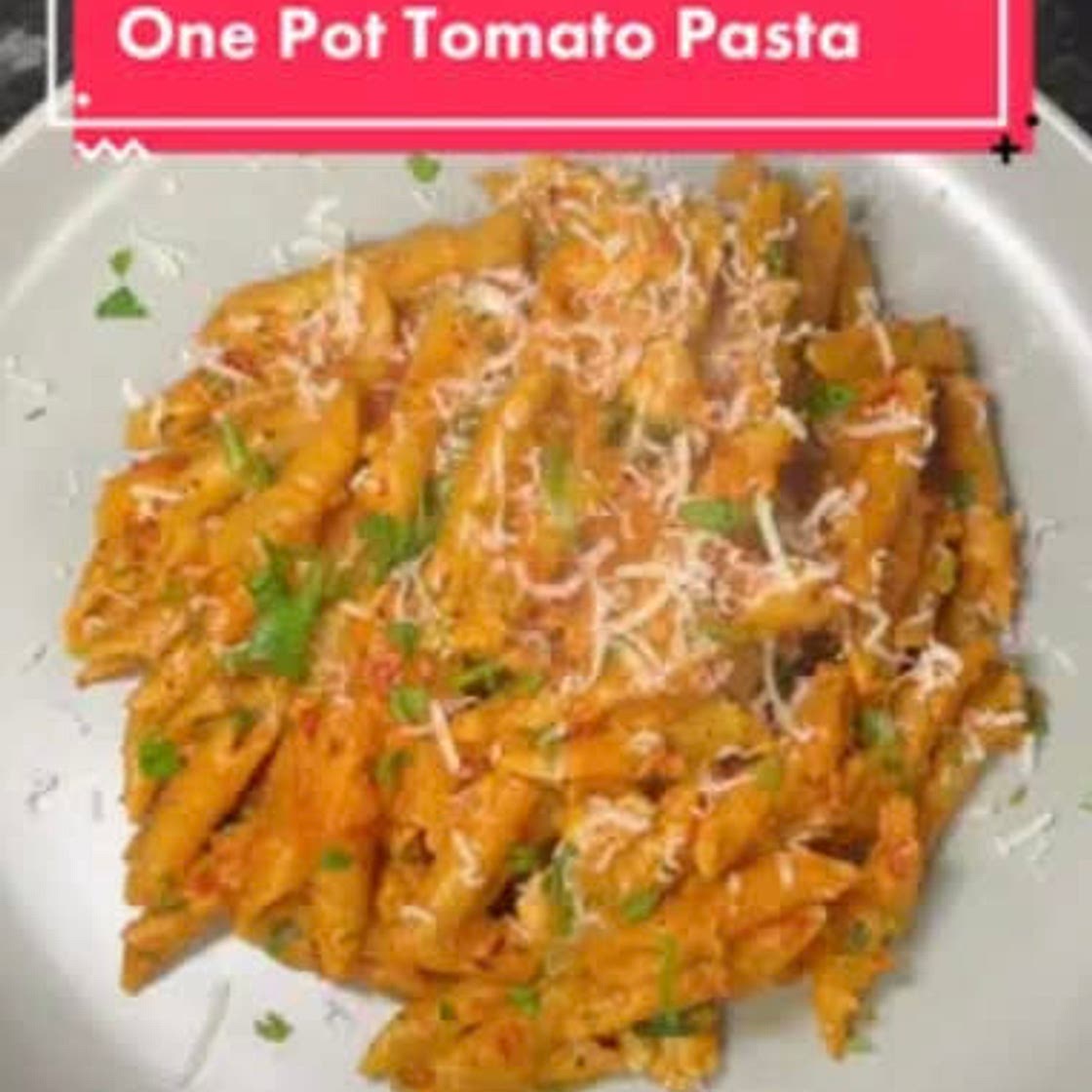 one pot creamy tomato pasta