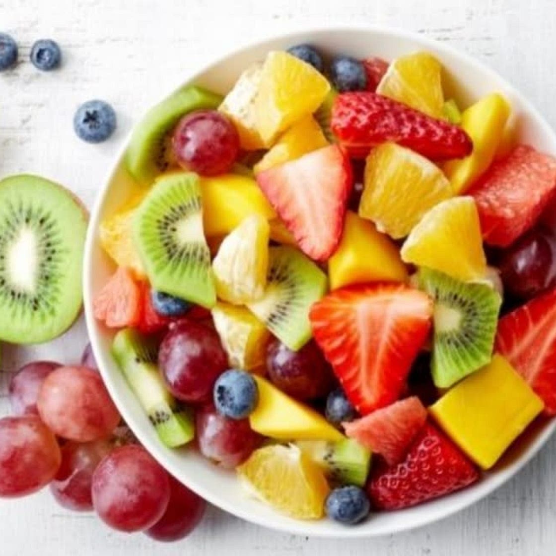 Ensalada de frutas sin bol