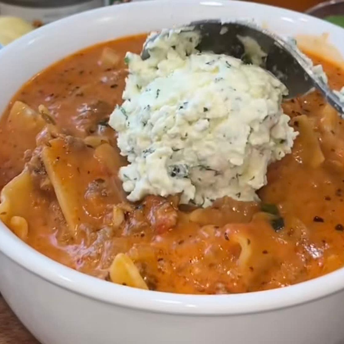 Lasagna Soup
