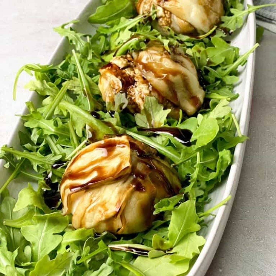 Roasted Eggplant with Burrata Salad Recipe