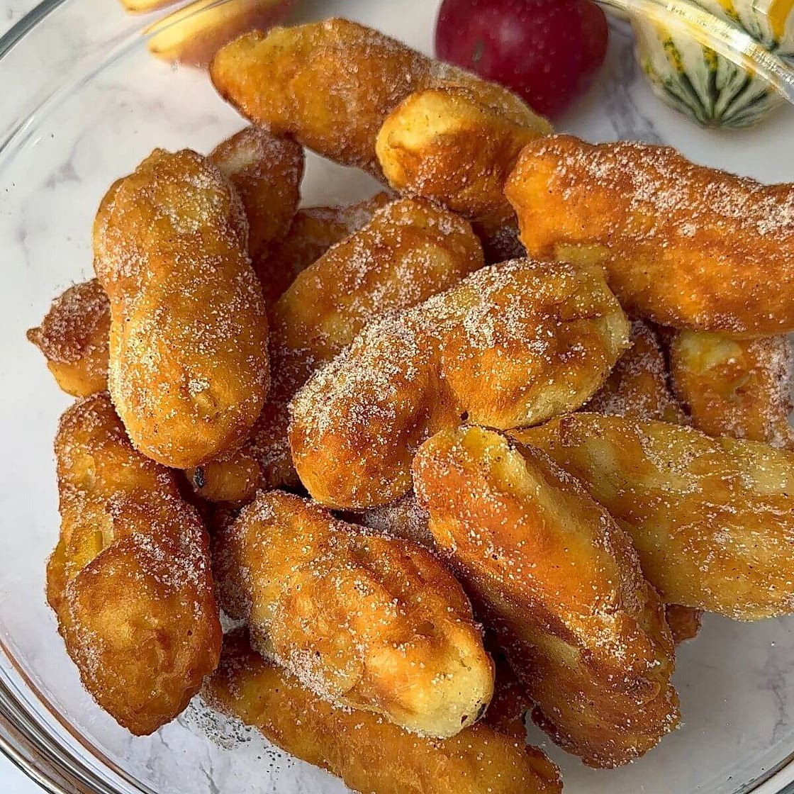 Easy Apple Doughnuts